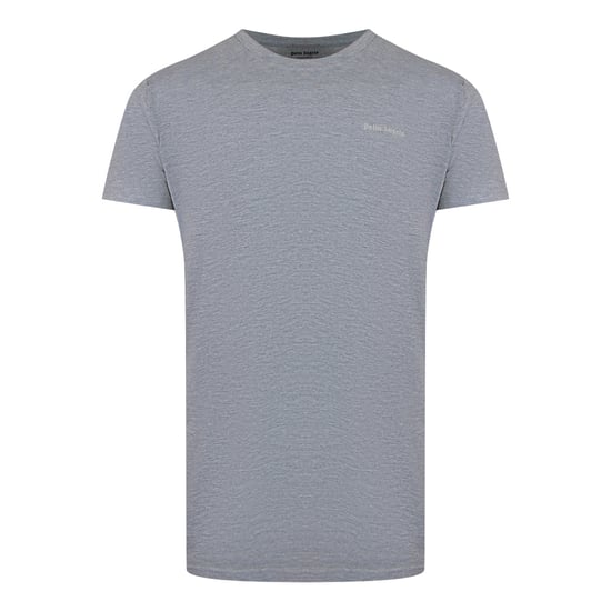Short Sleeve Stretchy T-shirt in Silver - Image 1