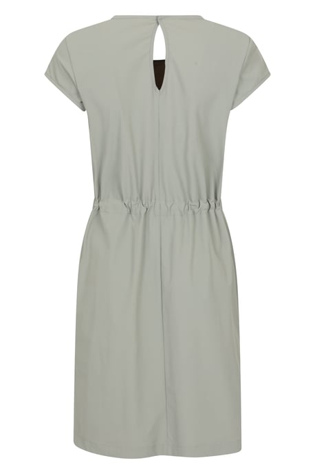 'Tahiti' Women's Quick Dry Dress UV Protection Adjustable Waist Summer Wear Khaki - Image 3