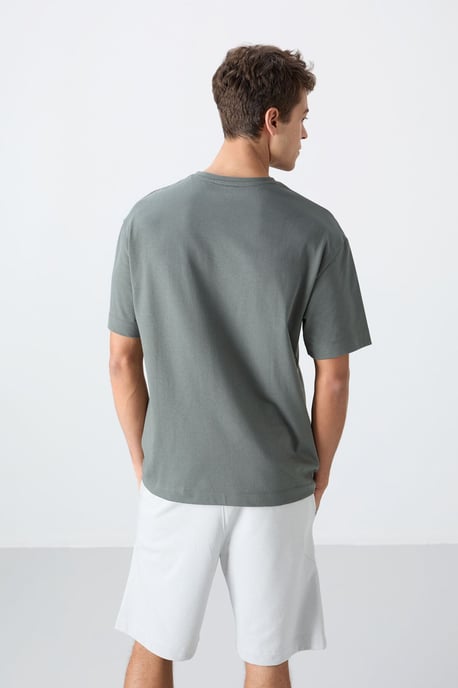 Oversized Cotton-Polyester Logo T-Shirt - Image 5
