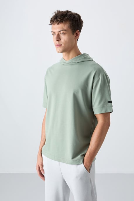 Oversized Hoodie Korte Mouwen T-Shirt - Image 2