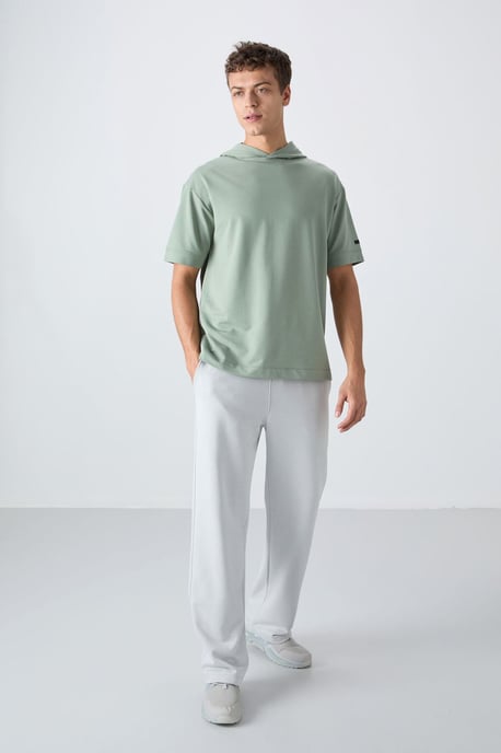 Oversized Hoodie Korte Mouwen T-Shirt - Image 3