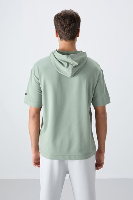 Oversized Hoodie Korte Mouwen T-Shirt - Image 4
