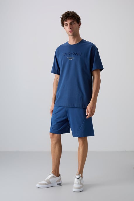 Oversized Cotton-Polyester Logo T-Shirt - Image 2