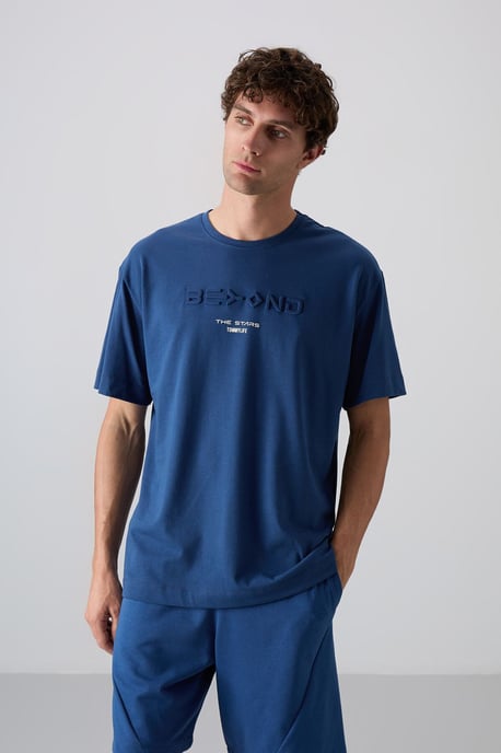 Oversized Cotton-Polyester Logo T-Shirt - Image 4
