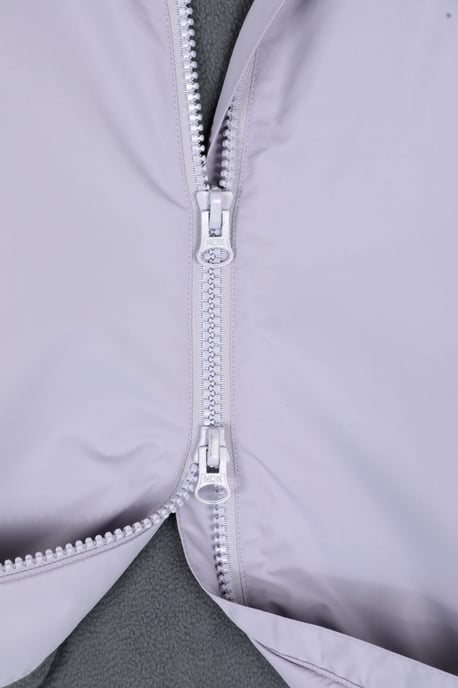 'Coastline' Women's Water Resistant Changing Robe Fleece Lined Hood Surf Poncho Lilac - Image 6