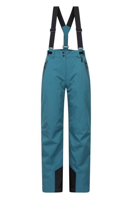 'Chalet' Women's Extreme Waterproof Ski Pant Breathable Winter Snowboard Trouser Dark Green - Image 1