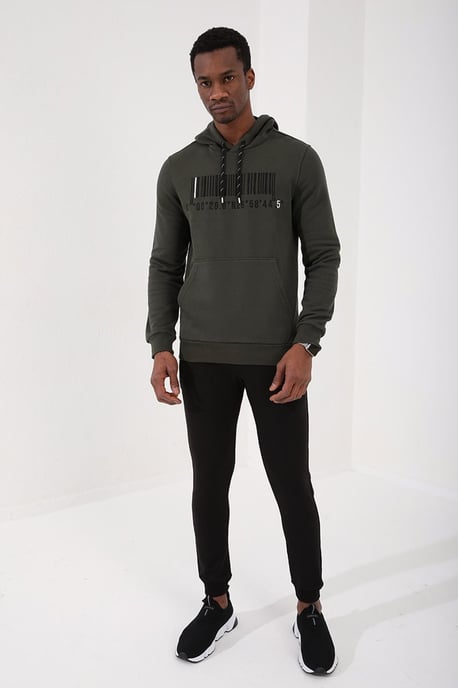 Gedrukte Capuchon Sweatshirt - Image 2
