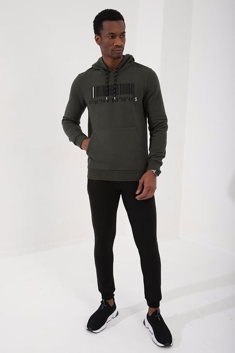 Gedrukte Capuchon Sweatshirt - Image 5