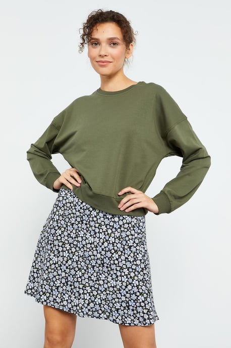 Dames Casual Crew Neck Sweatshirt - Image 3