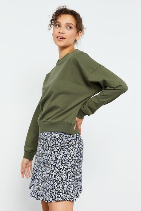 Dames Casual Crew Neck Sweatshirt - Image 4