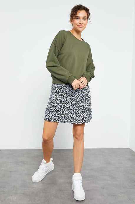 Dames Casual Crew Neck Sweatshirt - Image 5