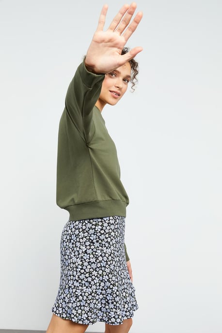 Dames Casual Crew Neck Sweatshirt - Image 6