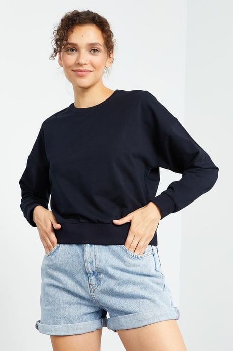 Dames Casual Crew Neck Sweatshirt - Image 1