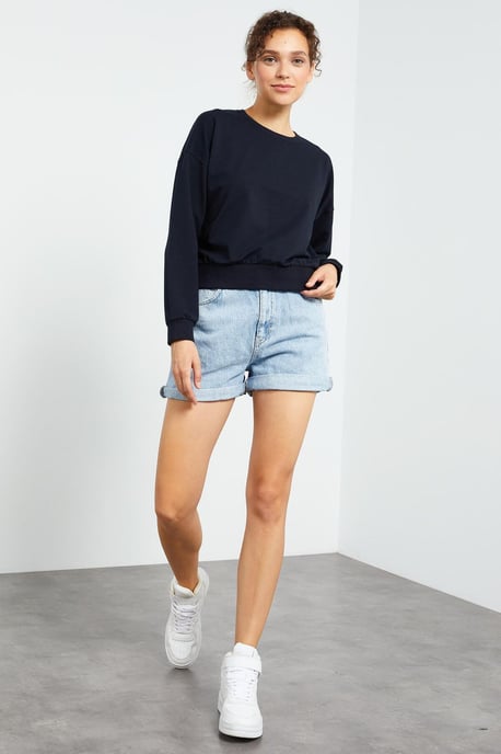 Dames Casual Crew Neck Sweatshirt - Image 2