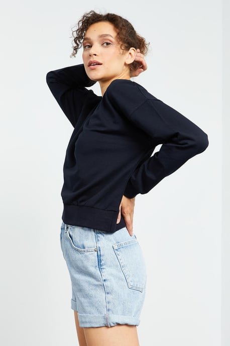 Dames Casual Crew Neck Sweatshirt - Image 3