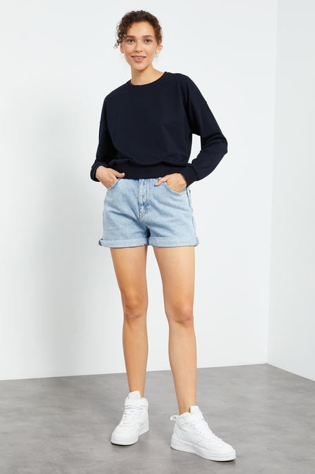 Dames Casual Crew Neck Sweatshirt - Image 6
