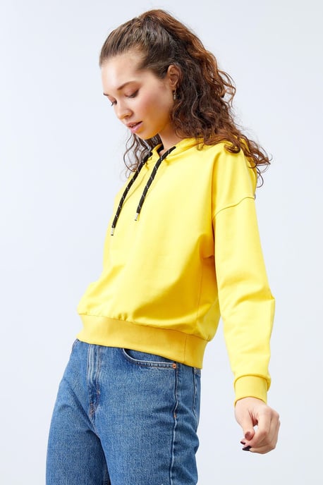 Ontspannen Hoodie Met Strikdetail - Image 6