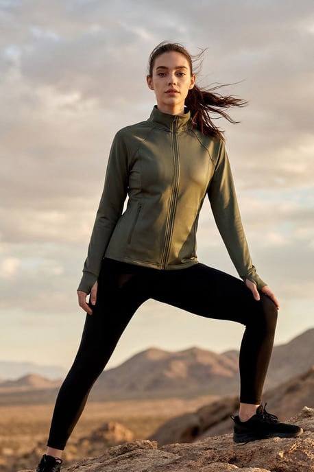 Women's Polyester-Lycra Sweatshirt - Image 3