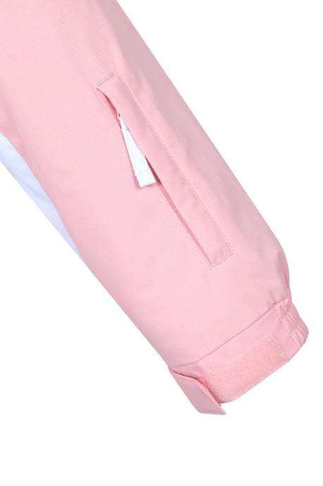 Kids Ski Jacket & Trousers Set Snowproof Fleece Lined Warm Outdoor Ski Outfit Light Pink - Image 6