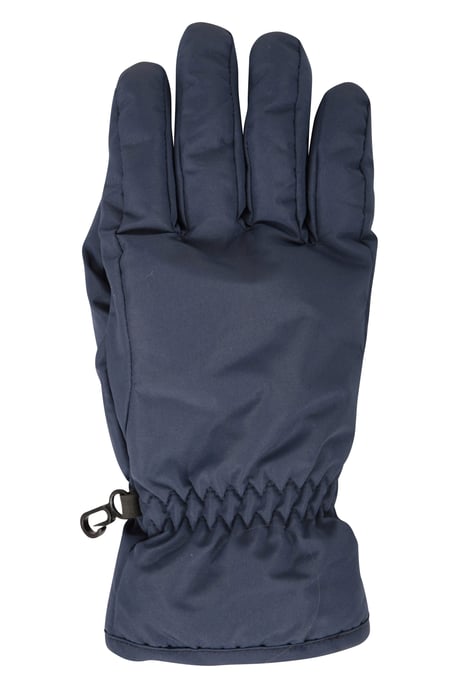 Women's Ski Gloves Warm Snowproof Water Resistant Textured Palm Winter Mittens Navy - Image 2
