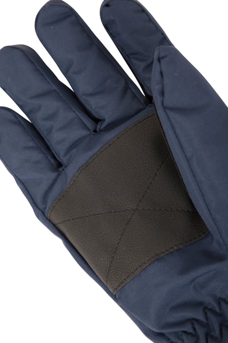 Women's Ski Gloves Warm Snowproof Water Resistant Textured Palm Winter Mittens Navy - Image 4