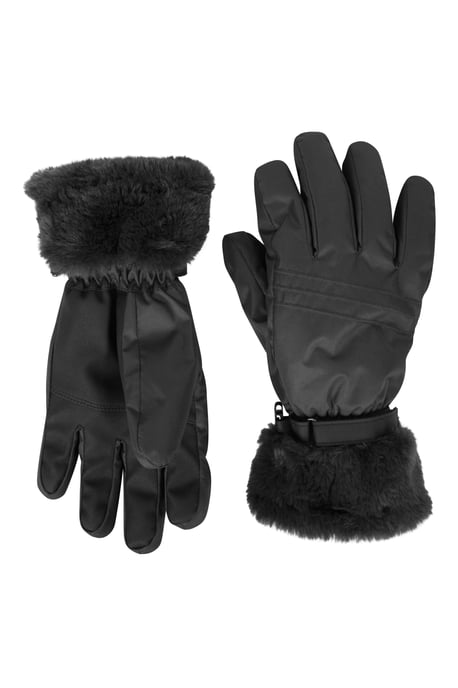 'Parallax' Women's Waterproof Ski Gloves Fleece Lined Warm Comfy Winter Mittens Black - Image 1