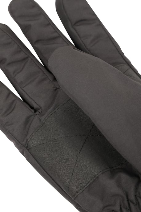Women's Ski Gloves Warm Snowproof Water Resistant Textured Palm Winter Mittens Black - Image 4