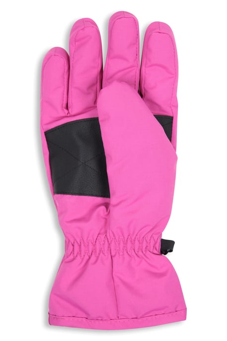 Women's Ski Gloves Warm Snowproof Water Resistant Textured Palm Winter Mittens Pink - Image 3