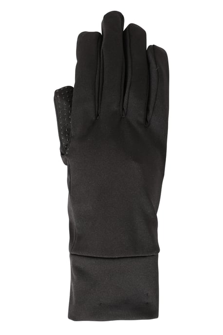 'Grippi' Men's Lining Gloves Soft Breathable Quick Dry Stretchy Winter Mittens Black - Image 2
