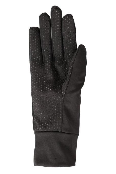 'Grippi' Men's Lining Gloves Soft Breathable Quick Dry Stretchy Winter Mittens Black - Image 3