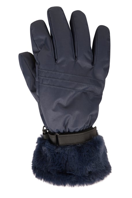 'Parallax' Women's Waterproof Ski Gloves Fleece Lined Warm Comfy Winter Mittens Navy - Image 2