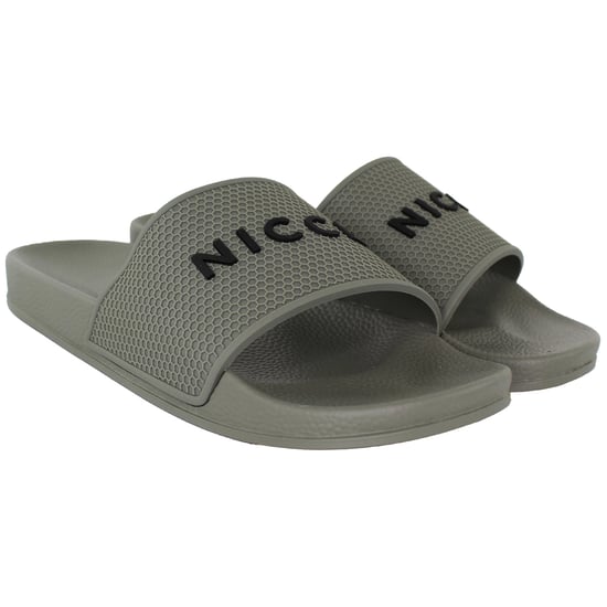 Nicce Visor Mens Khaki Sliders - Image 3