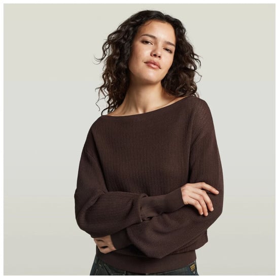 G-Star Open neck structure knit wmn - Image 3