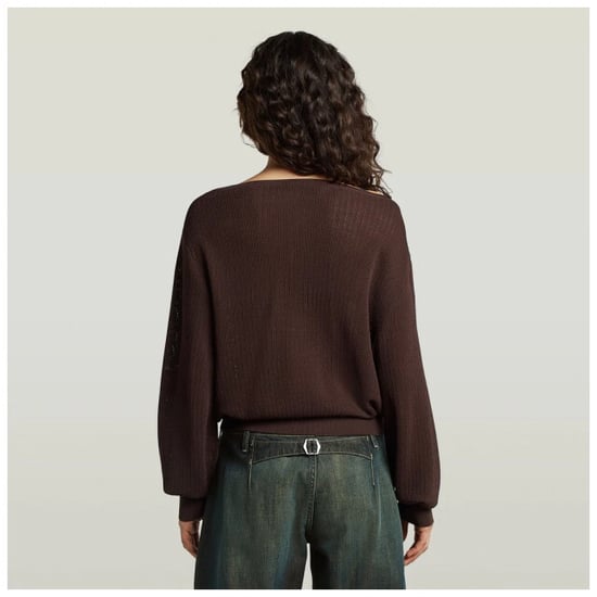 G-Star Open neck structure knit wmn - Image 6