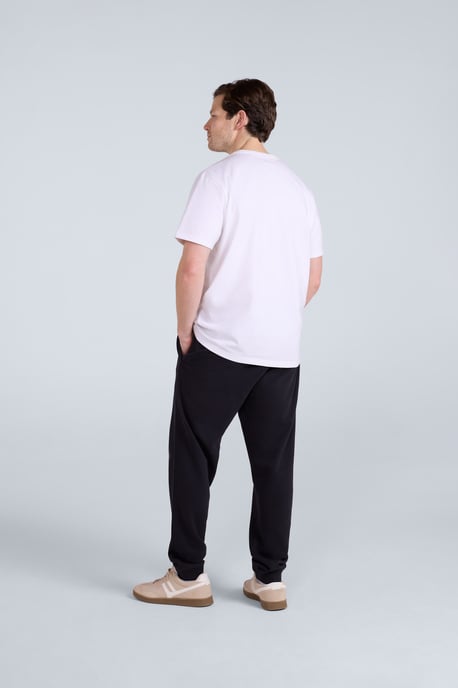 'Driver' Men's Joggers Casual Soft Cotton Lightweight Elastic Waistband Pants Black - Image 4