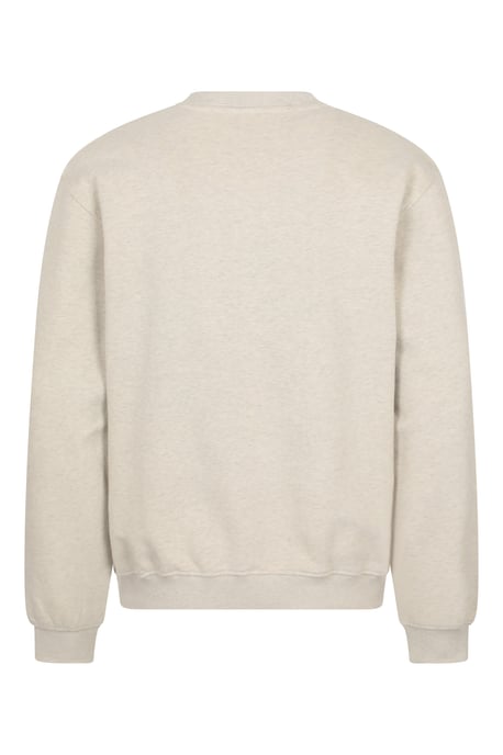 Regional Men's London Sweatshirt Crew Neck Comfy Everyday Pullover Cream - Image 3