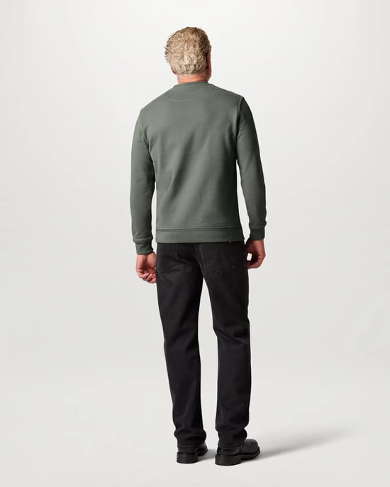 Long Sleeve Logo Detail Sweatshirt in Grey - Image 2