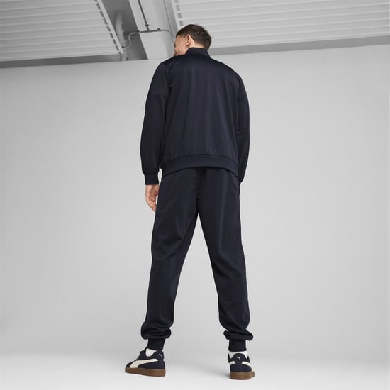 Men's Puma Ess Poly Suit Cl Tracksuit in New Navy - Image 4