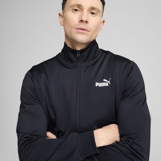 Men's Puma Ess Poly Suit Cl Tracksuit in New Navy - Image 5