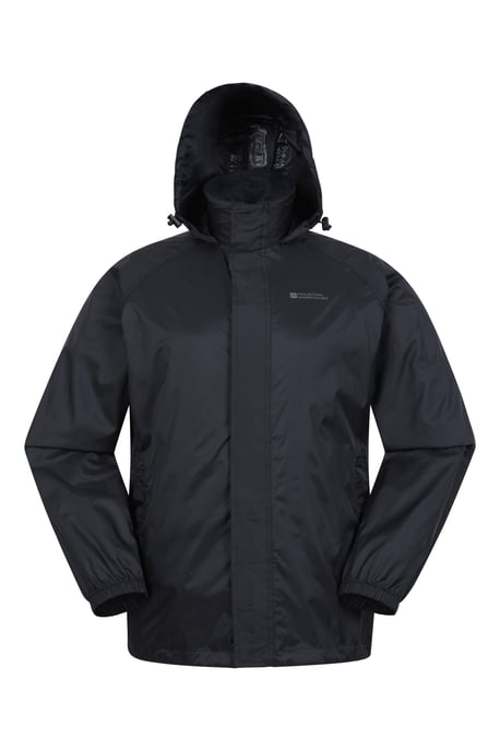 'Pakka' Men's Waterproof Jacket and Overtrouser Set Lightweight Comfy Outerwear Black - Image 2