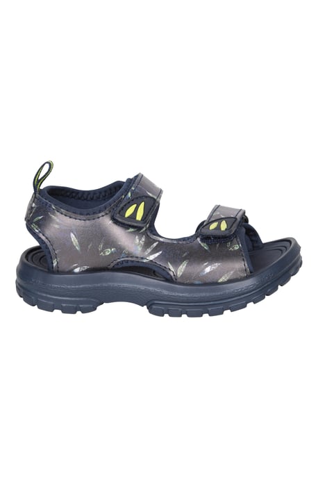 'Sand' Kids Sandals with Touch Strap Fastening Summer Shoes Navy - Image 2
