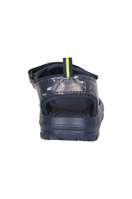 'Sand' Kids Sandals with Touch Strap Fastening Summer Shoes Navy - Image 3
