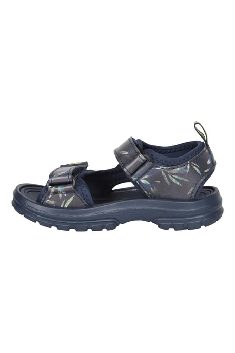 'Sand' Kids Sandals with Touch Strap Fastening Summer Shoes Navy - Image 4