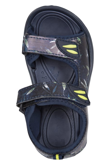 'Sand' Kids Sandals with Touch Strap Fastening Summer Shoes Navy - Image 5