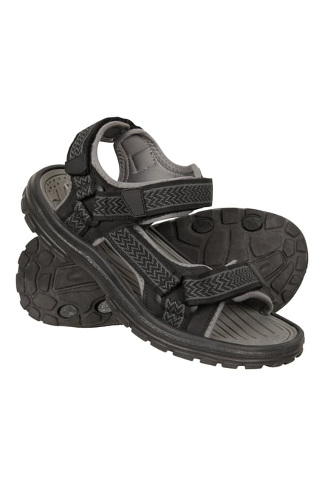 'Crete' Men's Sandals Cushioned Footbed Open Toe Comfy Summer Holiday Shoes - Image 1