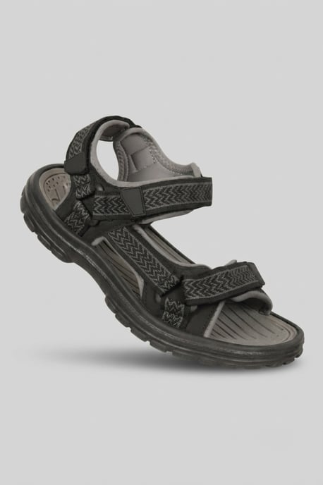 'Crete' Men's Sandals Cushioned Footbed Open Toe Comfy Summer Holiday Shoes - Image 2