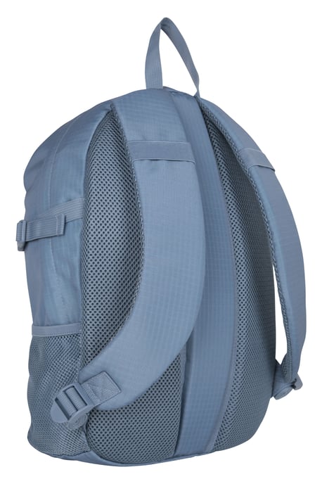 'Bolt' Unisex Backpack with Multiple Pockets Ripstop Fabric Everyday Rucksack Pale Blue - Image 3