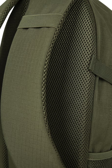 'Bolt' Unisex Backpack with Multiple Pockets Ripstop Fabric Everyday Rucksack Forest Green - Image 6