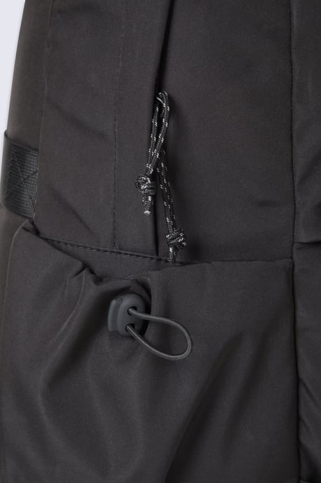 Unisex Front Zip Backpack with Multiple Pockets Travelling Bag Black - Image 4