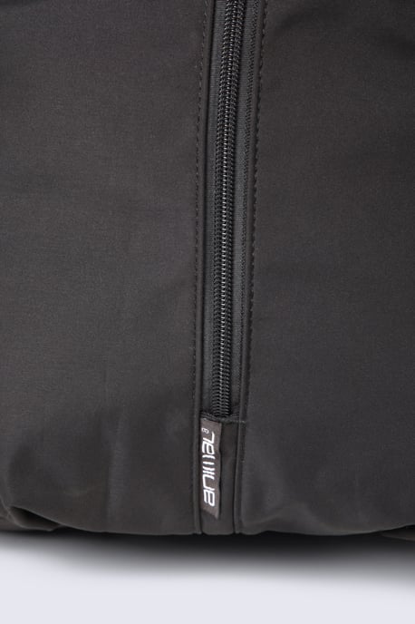 Unisex Front Zip Backpack with Multiple Pockets Travelling Bag Black - Image 6